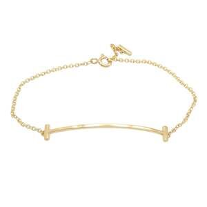TIFFANY 18k Gold Charm Bracelet